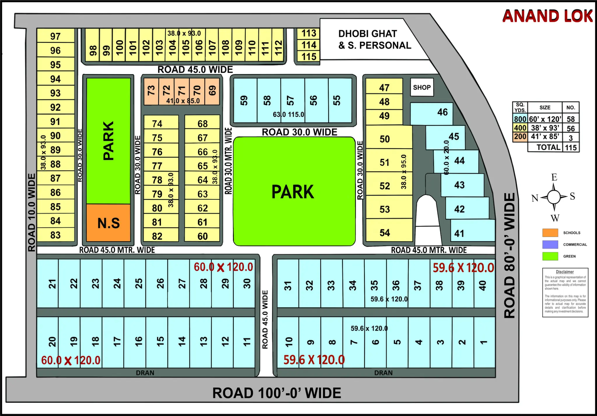 Anand Lok colony map