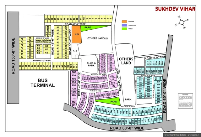 Plan of Sukhdev Vihar, South Delhi