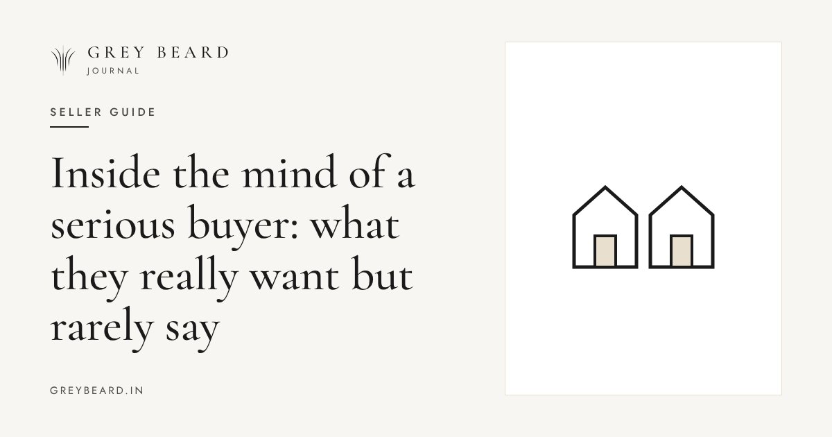 Inside the mind of a serious buyer: what they really want but rarely say article cover