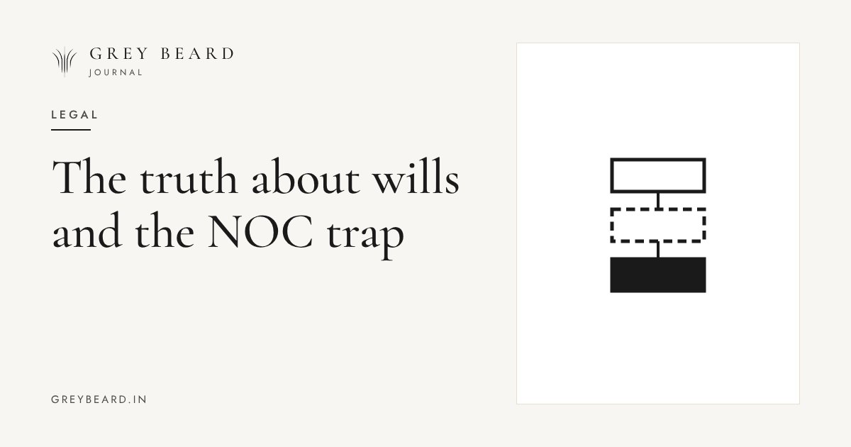 The truth about wills and the NOC trap article cover