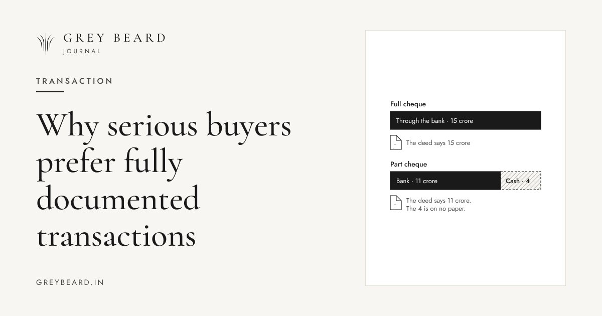 Why serious buyers prefer fully documented transactions article cover