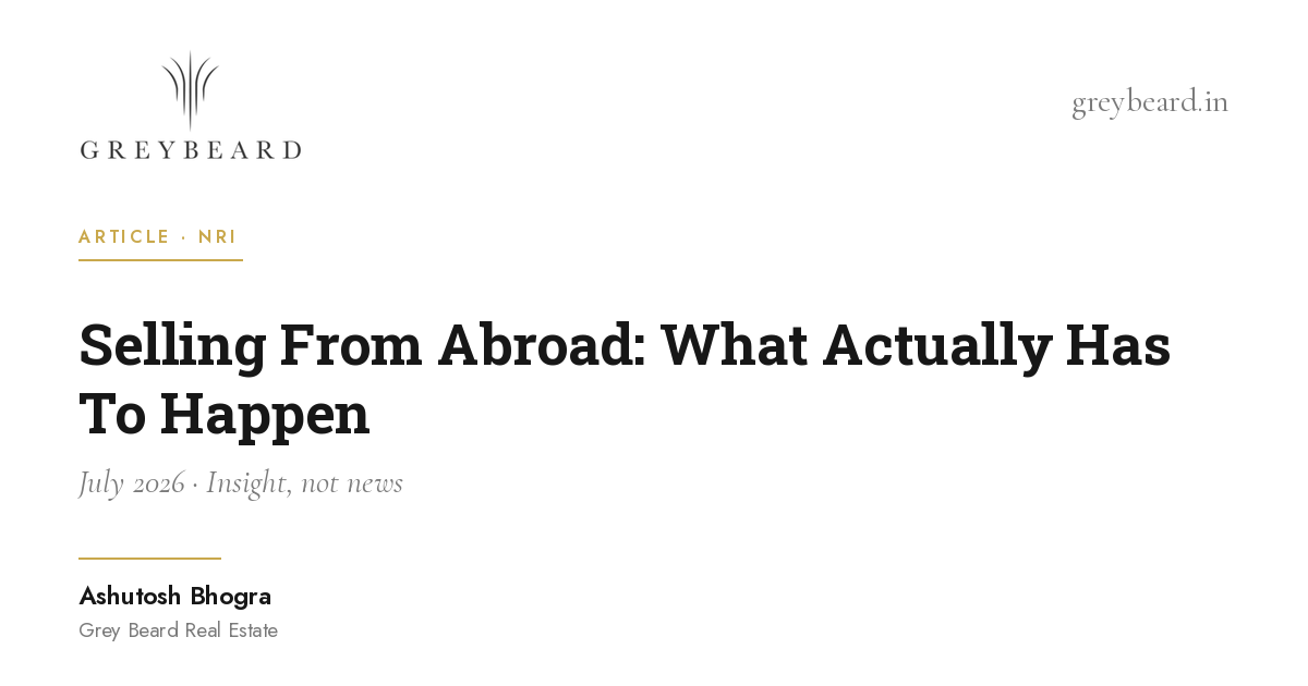 Selling From Abroad: What Actually Has To Happen article cover