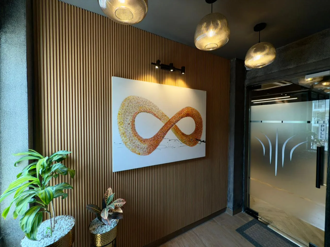 The reception at the Grey Beard office