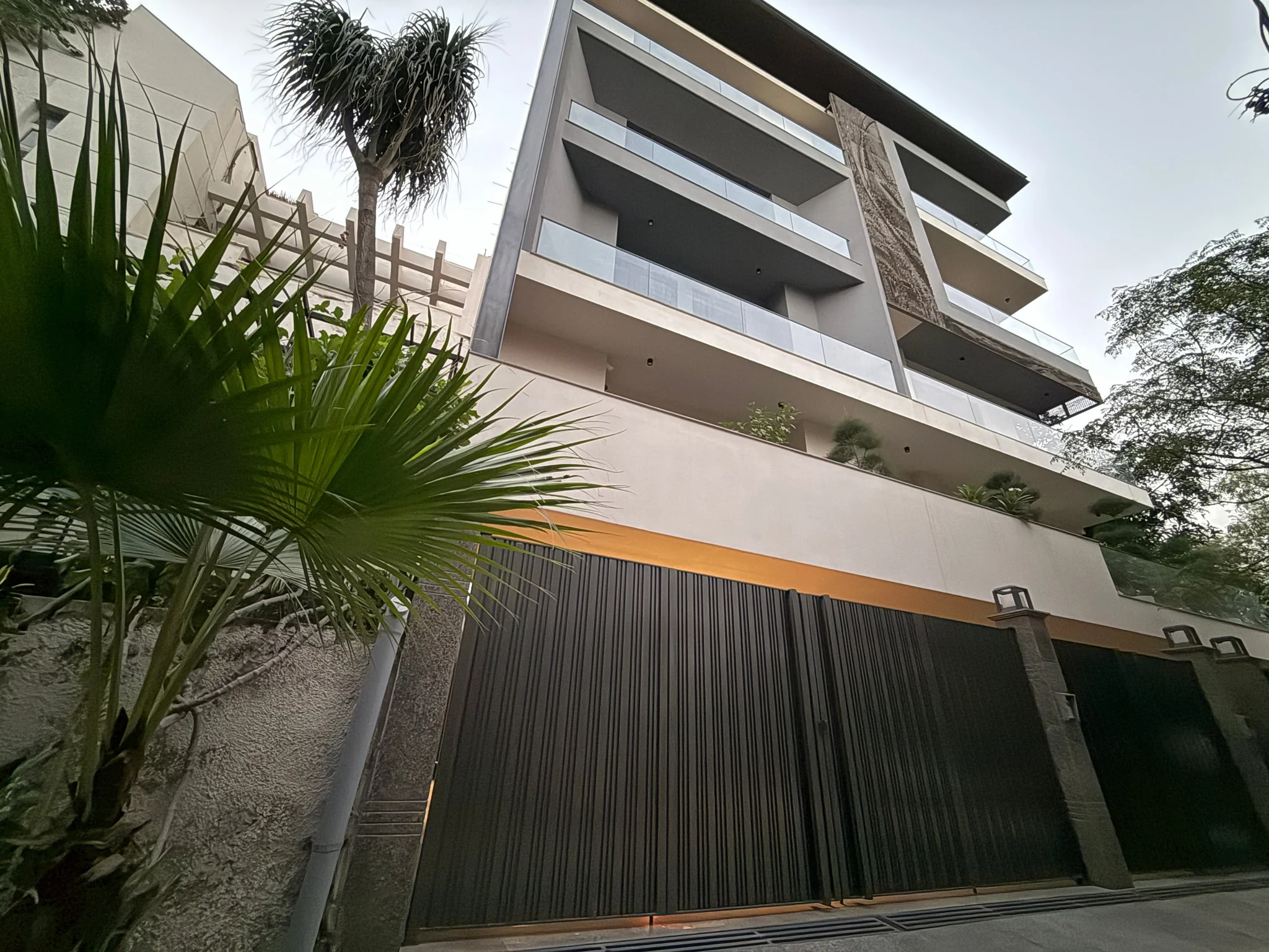 The building from the street