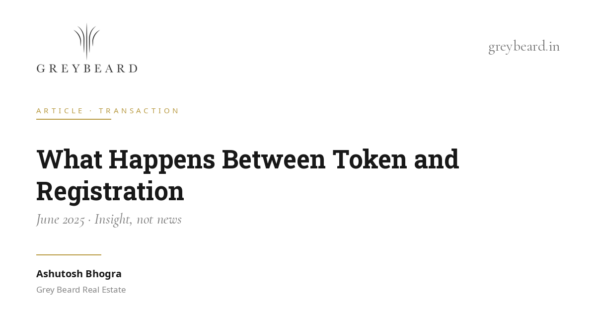 What happens between token and registration article cover